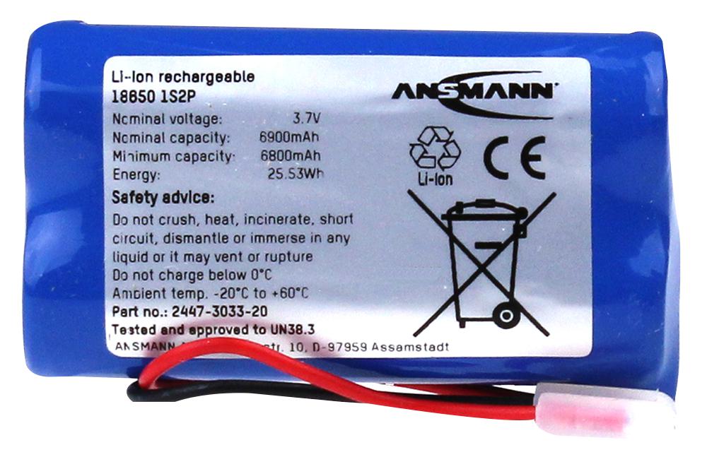 Ansmann 2447-3033-20 Battery,li-Ion,7Ah,3.63V