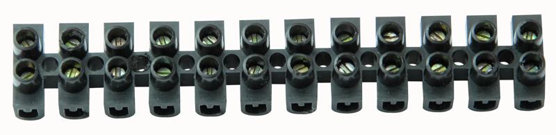 Pro Power 10Ablk Terminal Block Black 10A