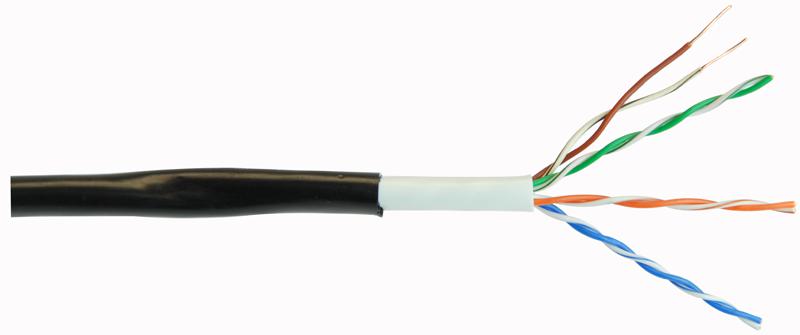 Pro Power Cat5Eo/dhighspec100M Cable, Ca5E Outdoor Use, Hi Spec, 100M