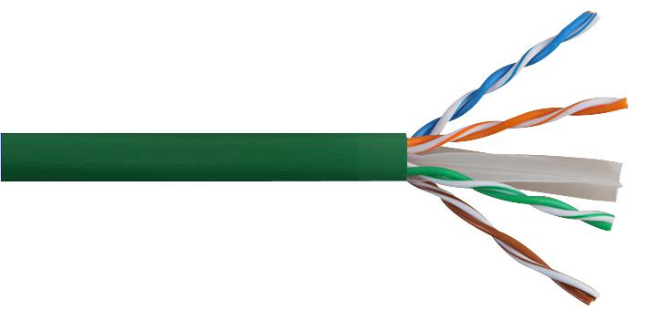 Pro Power Cat6 Green 305M Cable, Cat 6, Green, 305M