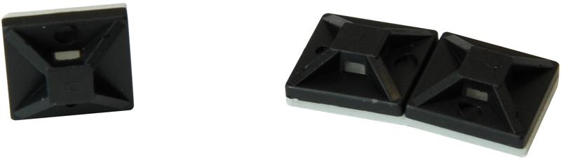 HellermannTyton Mb2A-Blk (50 Pack) Cable Tie Base 2.70mm Black 50/pk