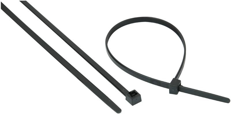 HellermannTyton Relk2M Black Cable Tie Rel Black 250X4.6mm 100/pk