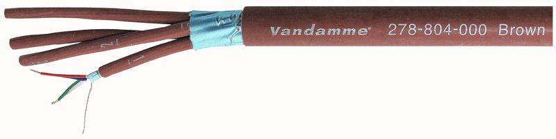 Van Damme 278-801-000 Cable, Quad, Lszh, 1 Pair, 100M