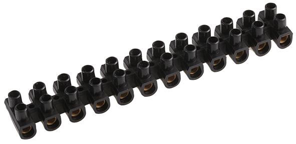 HellermannTyton Cs60Bk Terminal Block Polyethylene 60A Black