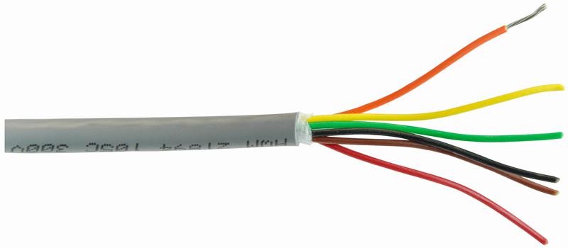 Alpha Wire 5006C Sl005 Cable, 22Awg, 6Core, 30.5M