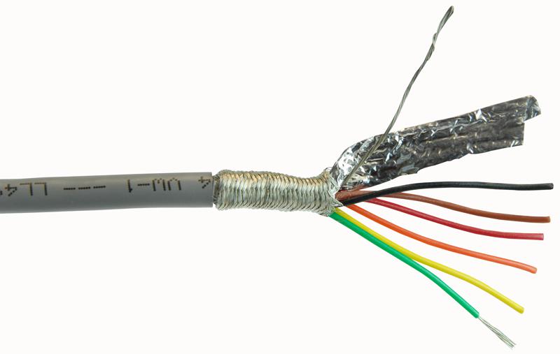 Alpha Wire 5116C Sl005 Cable, 24Awg, Scrn, 6Core, 30.5M