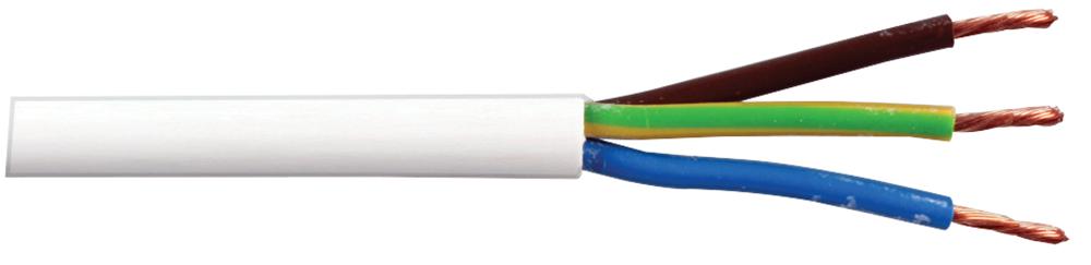 Pro Elec Pel01108 Cable 2183Y 0.50mm White 10M