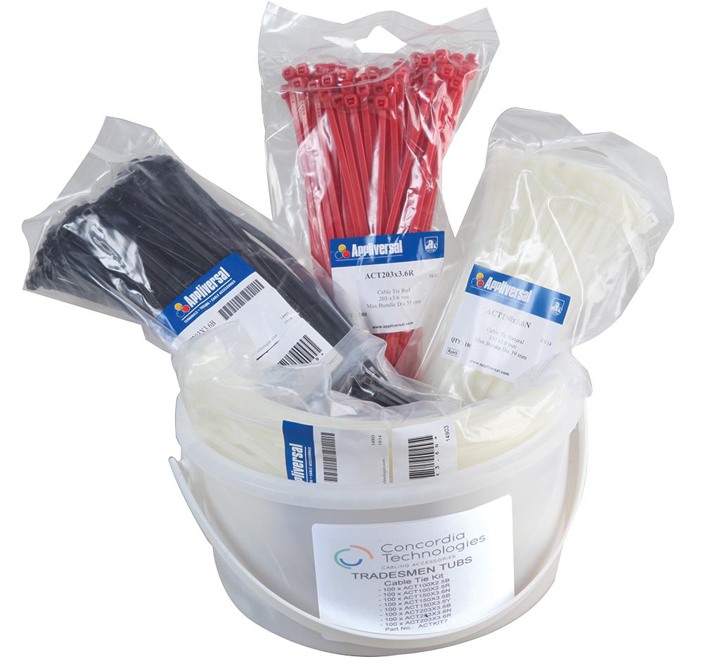 Pro Power Actkit7-800 Cable Tie Kit 800 Pce