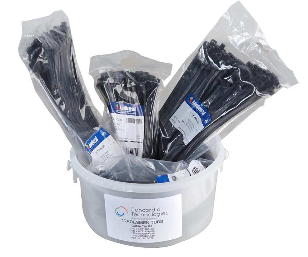 Pro Power Actkit8-400 Cable Tie Kit 400 Pce