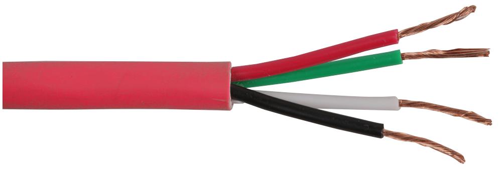 Pro Power 4Cspkcbl0.75Red50M Cable Loudspeaker 4 X 0.75mm Red 50M