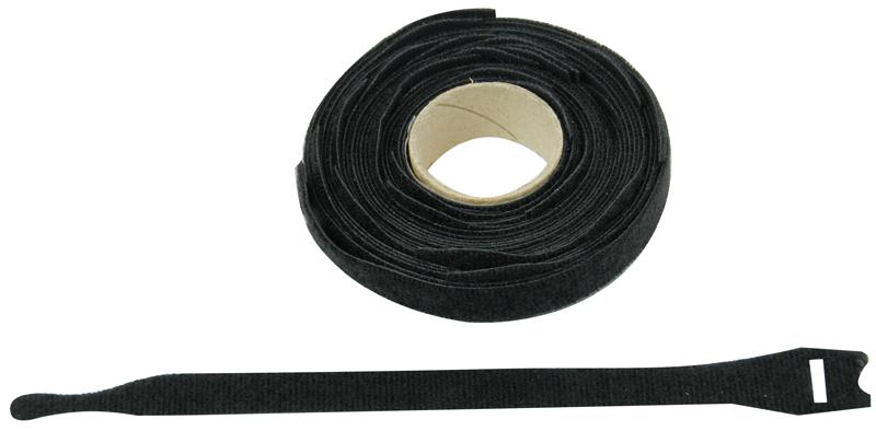 Velcro 3/4 X 6 Black Hook & Loop Fastener, 3/4 X 6, Black