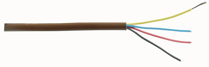 Pro Power 4C Alarm Brown 100M 4 Core Alarm Cable Brown 100M