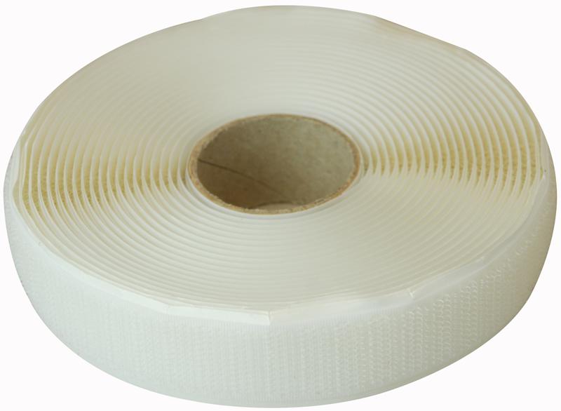 Velcro 10319 Tape, Hook Only, White, 20mm X 5M