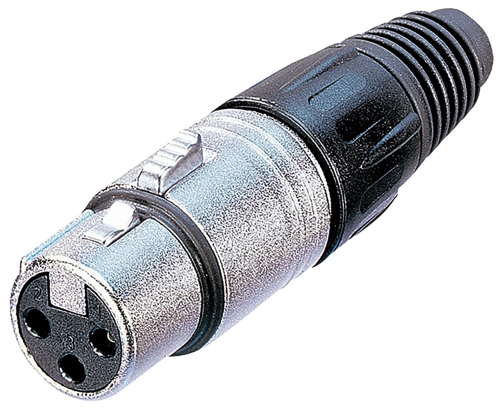 Neutrik Nc3Fx Connector, Xlr, Socket, Free, 3Way