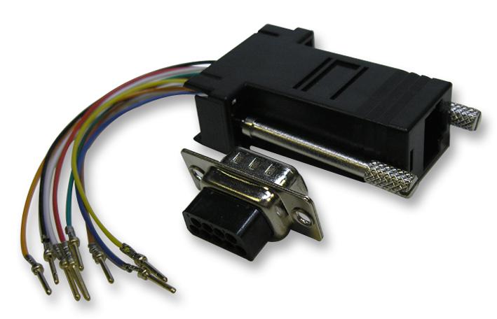 Pro Signal 70469R Adapter, Rj45 8P Jack-D Sub 9P Plug