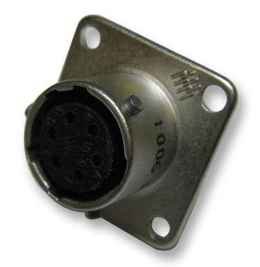 Lapp Cpt02A10-6Sn Socket, Chassis, NIckel, 6Way