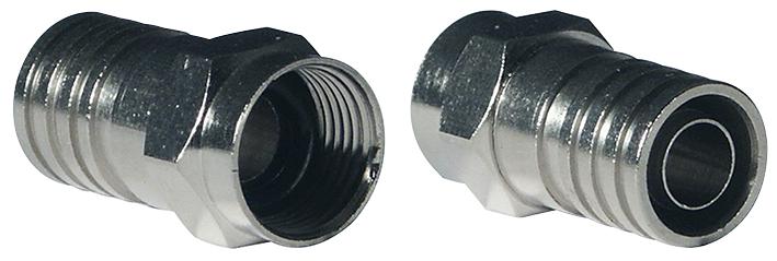 Vision V17-101 Connector, F Male, Crimp