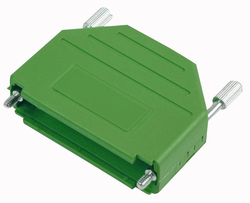 MH Connectors Mhdppk25-G-K Backshell, D, Green, 25Way