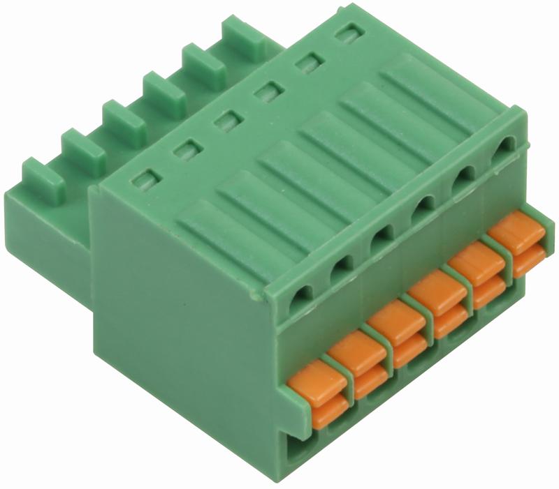 Imo Precision Controls 20.2500M/6-E Terminal Block, Pluggable, 6Pos, 20Awg