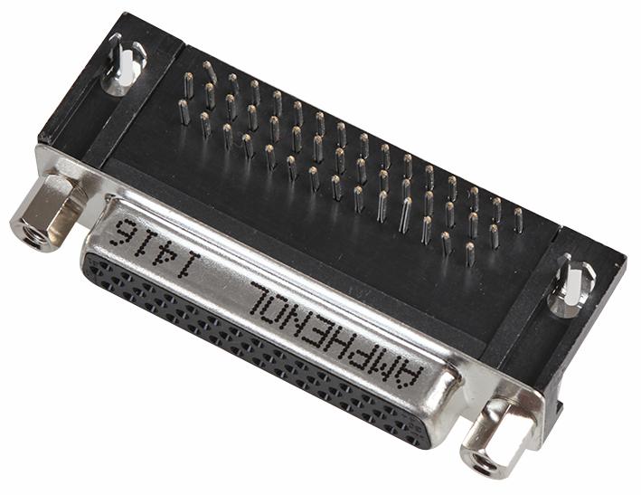 Amphenol Communications Solutions L77Hdb44Sd1Ch4F Connector, Hd D Sub, Rcpt, 44Pos