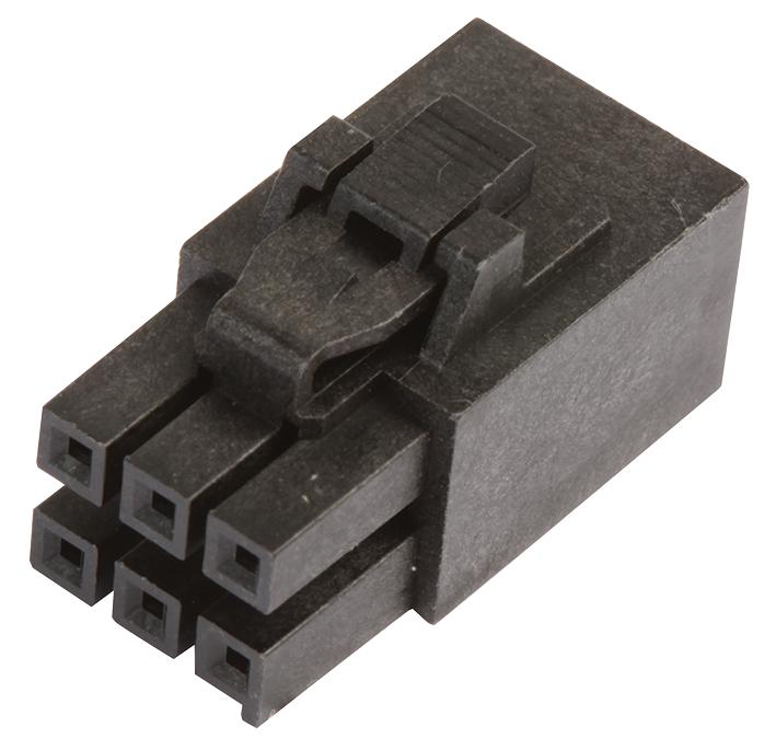 Molex 172258-1006 Connector, Rcpt, 6Pos, 2Row, 3.5mm