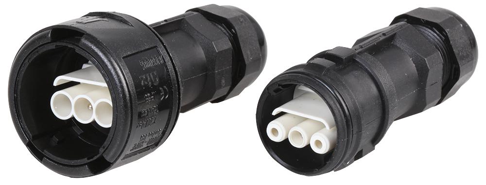 Abb Adaptaflex 185-9000 Aqua-Safe In-Line W/proof Connector Ass 9mm