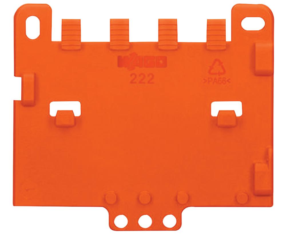 WAGO 222-505 Strain Relief Plate, Mounting Carrier