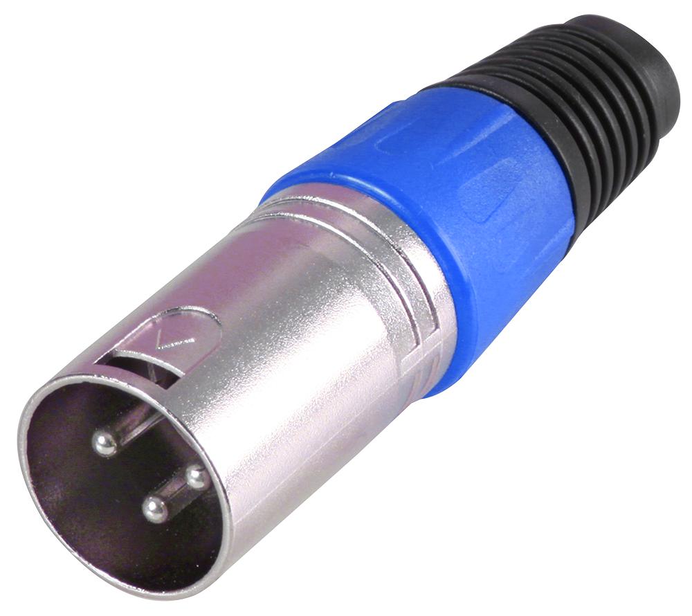 Pro Signal Psg08705 Xlr Plug 3 Pin Blue