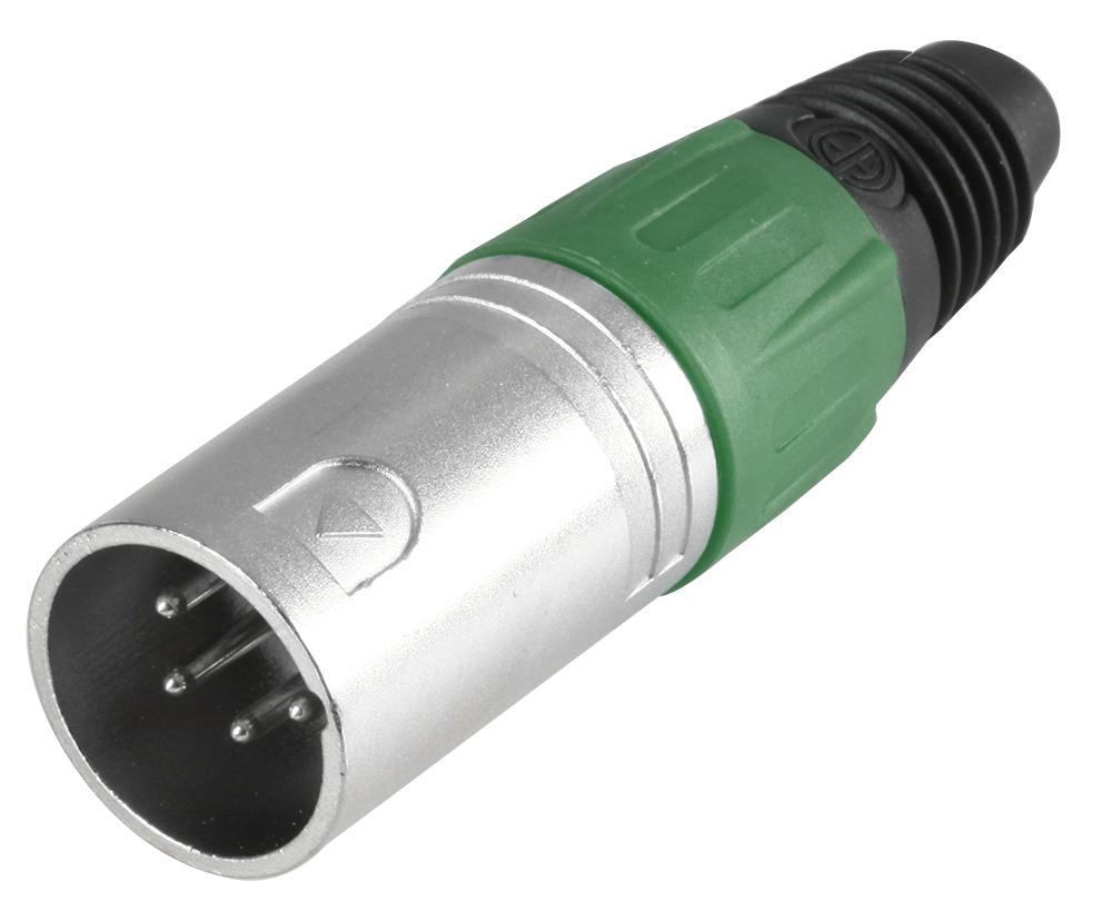 Pro Signal Psg08712 Xlr Plug 4 Pin Green