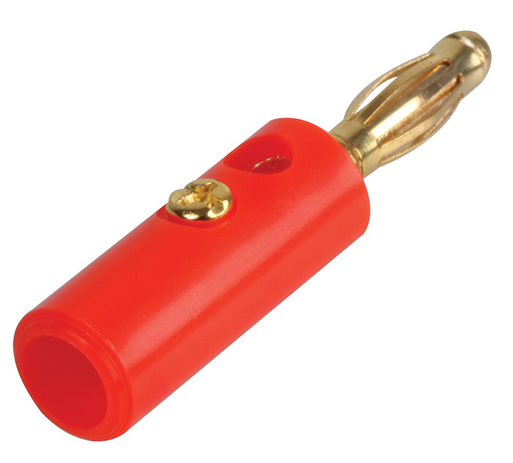 Pro Signal Psg08742 Banana Plug 4mm Red-Gold