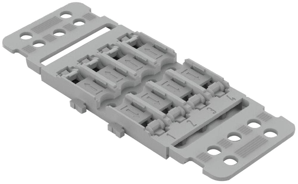 WAGO 221-2504 4 Way Mounting Carrier, Splice Connector