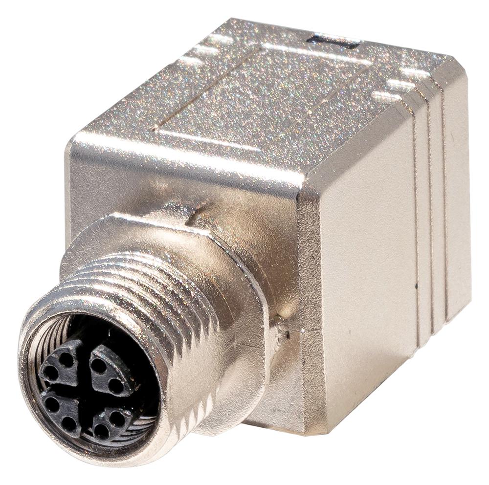 Tuk Sgm12180 Adapter, M12 Rcpt-Rj45 Jack, 8Pos