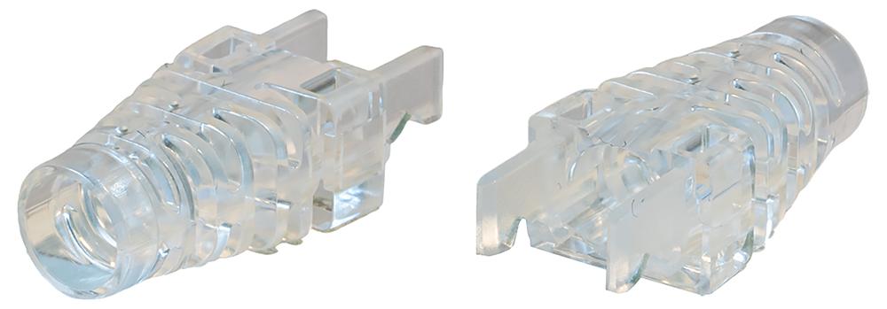 Tuk Psrl6.5 Strain Relief Boot, Rj45 Plug, Pc/clear