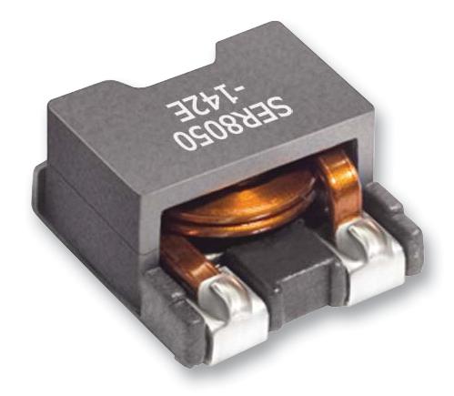 Coilcraft Ser8052-452Mec Inductor, 4.5Uh, 7.68A, 20%, Pwr, 52Mhz