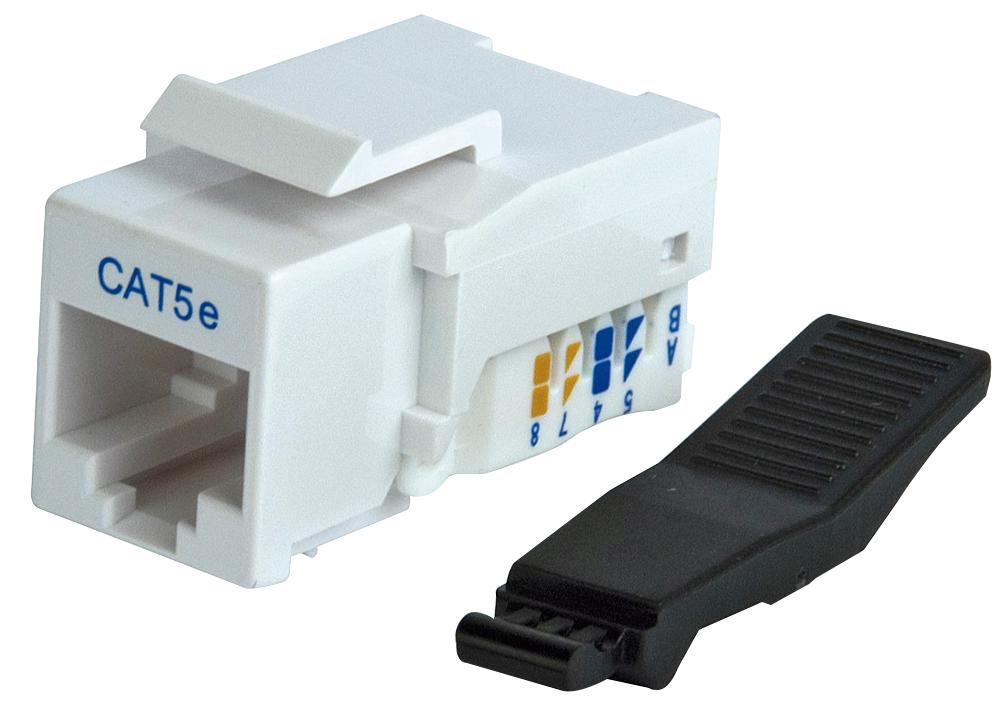 Philex 75073R Keystone Jack, Easy Fit 90 Deg Rj45