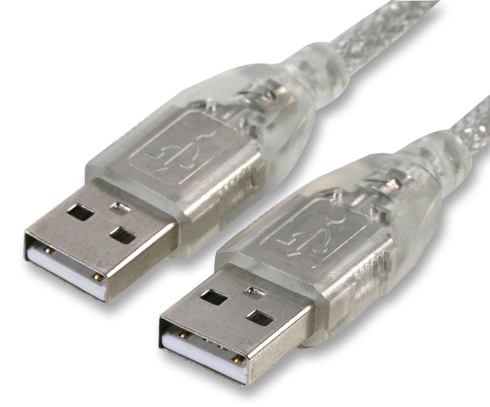 Pro Signal Psg90033 Lead, Usb 2.0, Am - Am, 2M, Clear