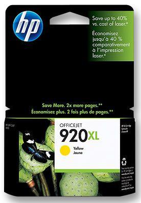 Hewlett Packard Cd974Ae Ink Cartridge, Hp920Xl, Yellow