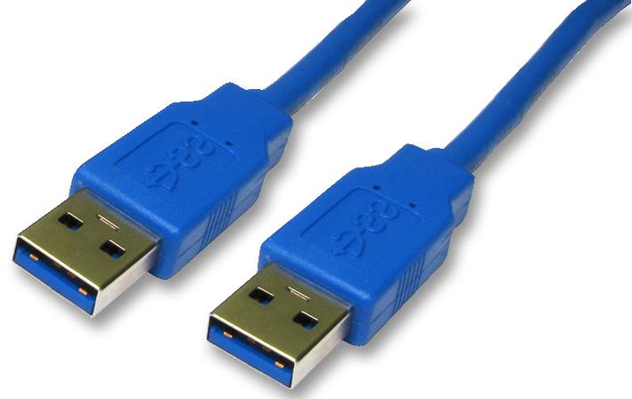 Pro Signal Cac250018 Usb Cable, 3.0A Plug-A Plug, 1M