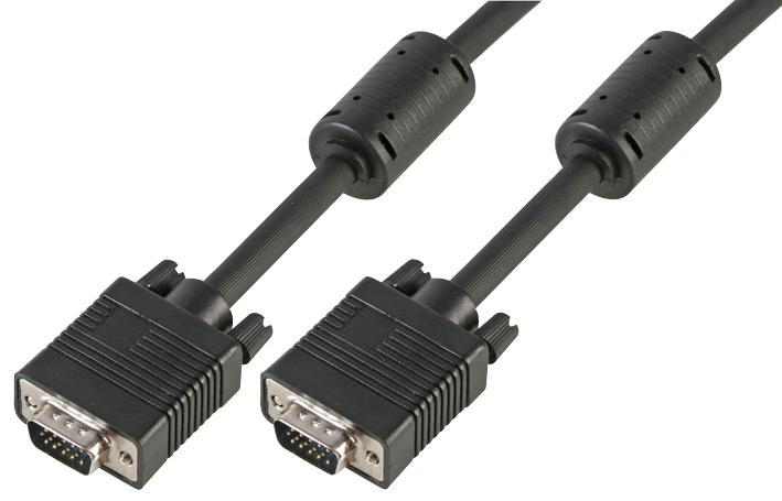 Pro Signal Psg90891 Lead, Svga Male-Male, All Pins, 0.5M