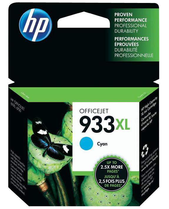 Hewlett Packard Cn054Ae Ink Cart, Cn054Ae, Hp933Xl, Cyan