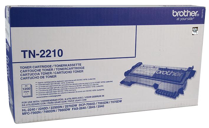 Brother Tn2210 Toner, Tn2210, 1.2K, Black, Brother