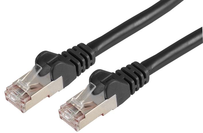 Pro Signal Psg91120 Patch Cord, Rj45 Plug, Cat6A, 15M, Black