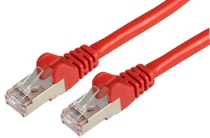 Pro Signal Psg90821 Patch Cord, Rj45 Plug, Cat6A, 0.5M, Red