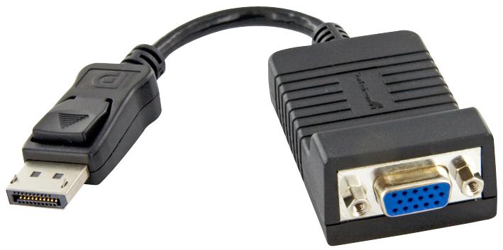 Startech Dp2Vga Adapter, 20Pos Dp Plug-15Pos Vga Rcpt