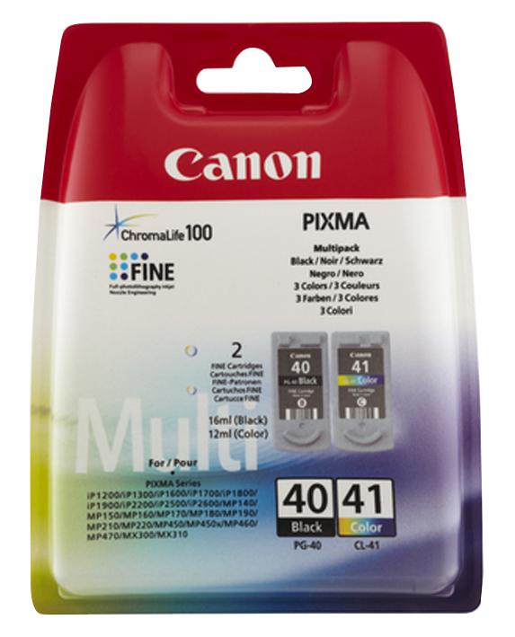 Canon 0615B043 Ink Cartridge, Pg-40/cl-41 Multipack