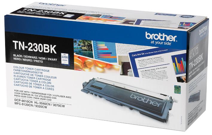 Brother Tn230Bk Toner, Tn230, Black, Brother