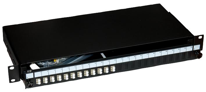 Connectorectix Cabling Systems 009-022-040-12S Lc Fibre Patch Panel, 24Port, 1U