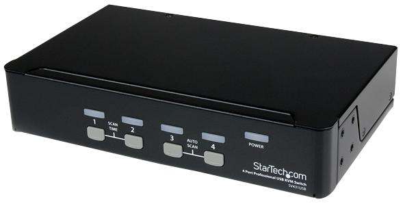 Startech Sv431Usb Kvm Switch, 4Port Vga Usb+Hub