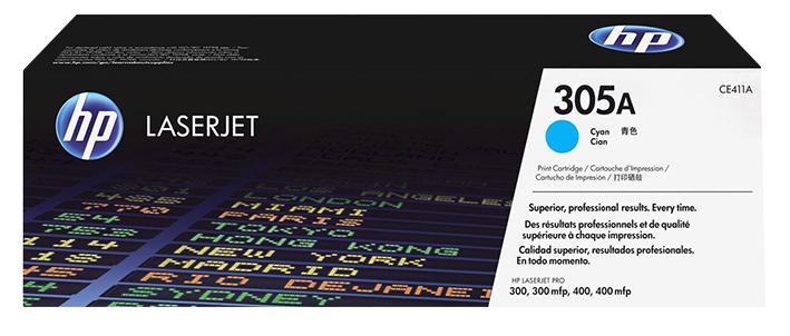 Hewlett Packard Ce411A Toner, Cyan, Ce411A, Hp