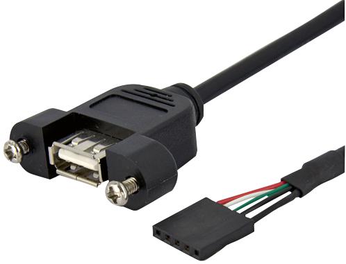 Startech Usbpnlafhd3 Lead, Panel Mount Usb A-Usb Header F-F